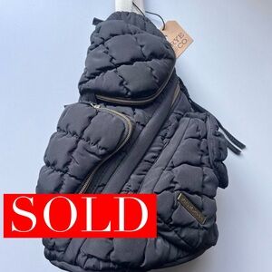 Frye and Co. quilted nylon sling bag